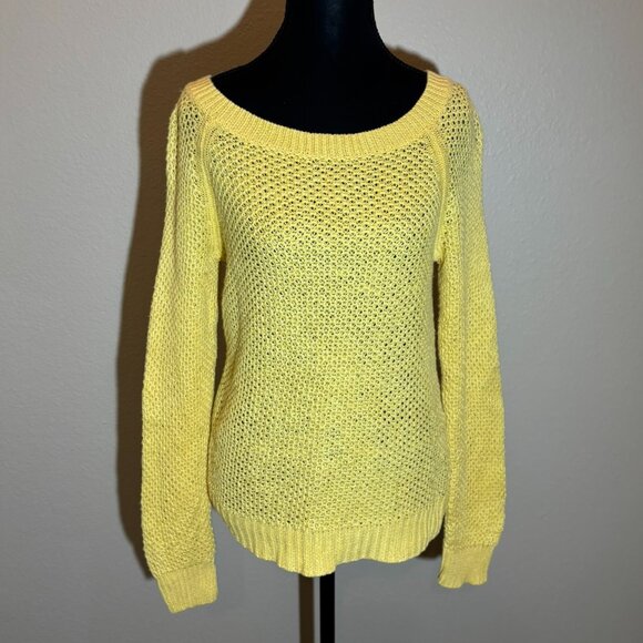 Ralph Lauren Yellow Pullover Sweater Juniors - Picture 1 of 11